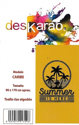 TOALLA PLAYA CARIBE